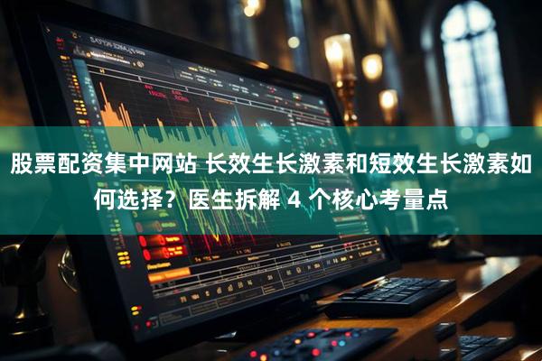 股票配资集中网站 长效生长激素和短效生长激素如何选择？医生拆解 4 个核心考量点